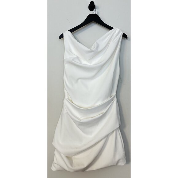 House of CB Cream Off-Shoulder Mini Dress - Picture 6 of 11